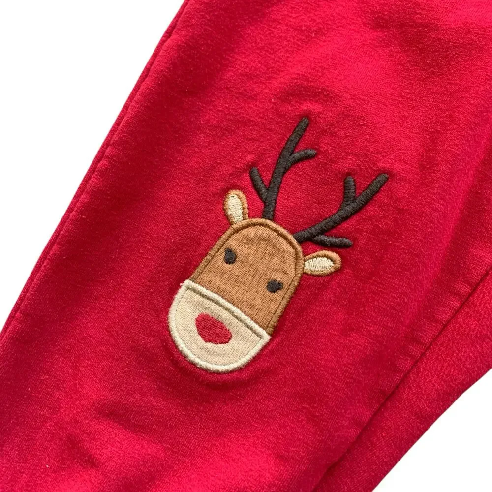 Gymboree Appliqué Reindeer Joggers